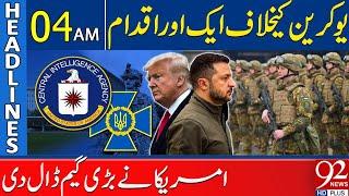 USA Another Move Against Ukraine | Headlines 04AM | 92 News HD