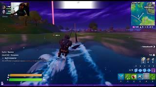 Fortnite 13 сезон Как плавать на акуле 13 сезон fortnite