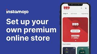 Instamojo premium online stores | Create an online store for your business