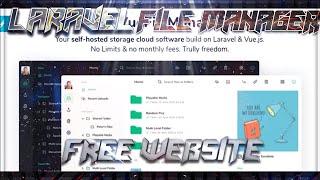 Laravel File manager | Free website script