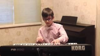 F. SHUBERT  "SERENADE" performed by SVYATOSLAV SHIROKOV 11yo KEYboard KORG PA-600