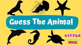 Guess the Sea Animals from Their Shadow | Quiz Game for Kids, Preschoolers and Kindergarten