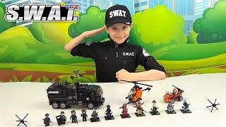 Полицейский Даник и МАШИНА СПЕЦНАЗА SWAT с фигурками