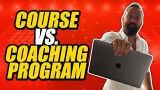 Online Course vs. Coaching Program: The REAL Difference