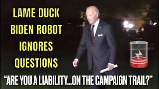 Malfunctioning LAME DUCK Biden Robot Ignored these TOUGH QUESTIONS last night!  