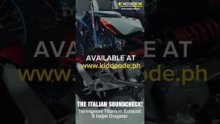 The Italian Soundcheck!Termignoni Titanium Exhaust x Italjet Dragster