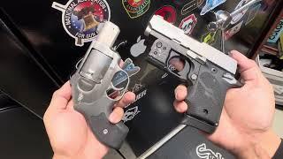 Sig P938 9mm VS Kimber K6S .357 Magnum size comparison