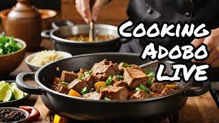 Cooking Pork Adobo ( Live )