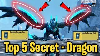 Top 5 Secret Dragon in Pubg | How To Kill Dragon in Pubg 3.5 | Recall Card in Pubg 3.5 Update