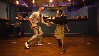 Boogie Woogie Show in Athens  - Dancing Improvisation by Stacy & Ludo at Rollin Foxes Club