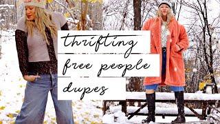 Thrifting Free People dupes and cozy days at the cottage (story 94)