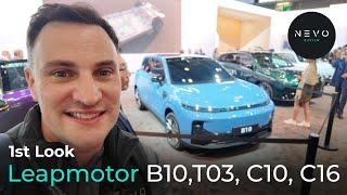 Leapmotor B10,T03, C10, C16 - First Look!