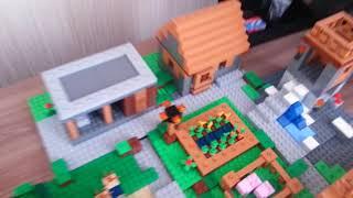 Обзор Лего Майнкрафт Деревня 21128. Lego Minecraft - The Village 21128.