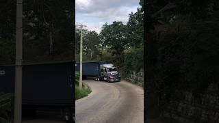 Jamaican  Truck Drivers Playing Music With Their Horns While Driving 