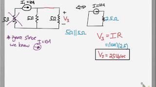 Find Voltage under various conditions