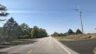 Fall harvest season drive on the scenic route with calming music