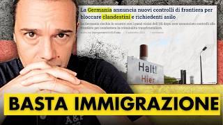 BASTA Immigrazione:la GERMANIA Chiude le FRONTIERE. L'Economia TREMA!