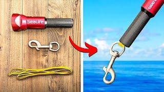 How To Attach A Clip (Bolt Snap) To Your Dive Gear To NEVER Lose It Again