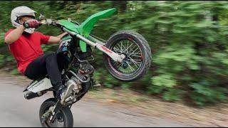 Cумашедший и КРАСИВЫЙ стант на YCF BIGY 150 MOTARD #moto #stunt