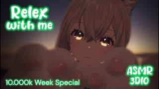 【3DIO ASMR】 Whispering positive affirmations 