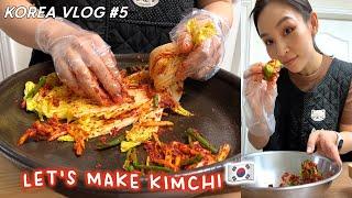 I tried making kimchi in Korea