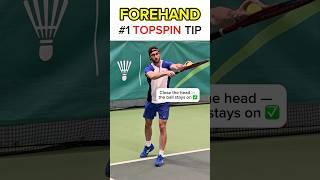 The #1 Forehand Tip for Instant Topspin (That Actually Works) #tennis #tennisforehand #forehand
