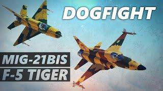 Mig-21Bis Vs F-5 Tiger Taking the Mig-21 Vertical | Dogfight | Digital Combat Simulator | DCS |