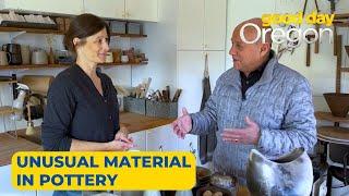 Show and Tell with Tony: Portland artist uses unusual material for pottery