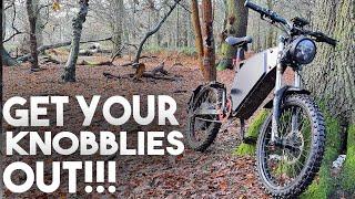 I SWAPPED THE TYRES FOR SOME KNOBBLIES!!!