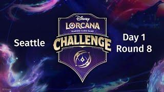 Round 8 Seattle Disney Lorcana Challenge DLC Day 1 Swiss Rounds Set 5 Meta TCG