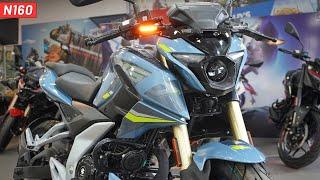 2024 Bajaj Pulsar N160 Polar Sky Blue Detailed Review - On Road Price & Colors | Mileage