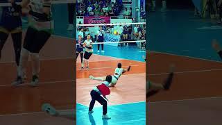 Amie Provido Middle Blocker turns to  a Libero
