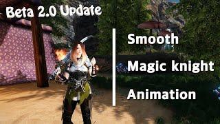 SKYRIM SE Smooth Magic knight Animation Mod beta 2.0 / 스카이림 SE 마검사 모션 모드