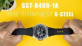 THE THINNEST G-STEEL- CASIO G-SHOCK GST-B400-1A