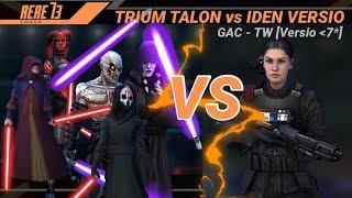Trium Talon Sidious vs Iden Versio IT [swgoh]