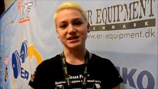 Aleksandra Burykina о своем выступлении на ЧЕ в Эстонии 2016