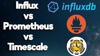 Influx vs Prometheus vs Timescale