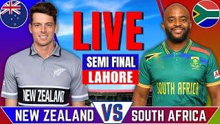 New Zealand vs South Africa, 2nd Semifinal | Live Cricket Match | NZ vs SA Match Live | Last 20 over