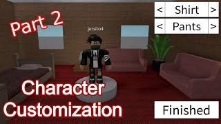 Roblox Character Customization Tutorial - Part 2/2