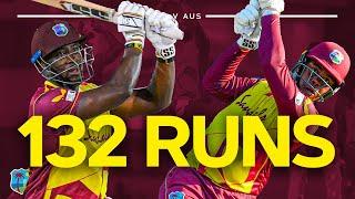 132 Runs In 77 Balls! | Stunning Bravo, Hetmyer & Russell Partnership | West Indies v Australia