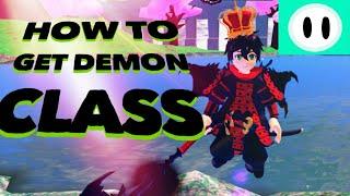 Tips & Tricks on How to Get Demon Class Fast | World Zero | Roblox