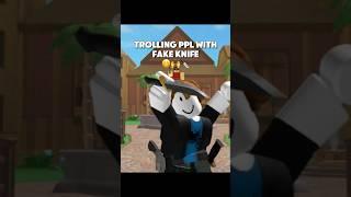 Trolling #roblox #murdermystery2 #funny #mm2 #prank #trolling