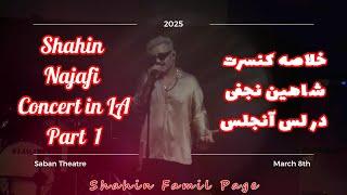 کنسرت شاهین نجفی در لس آنجلس قسمت اول | Shahin Najafi Concert in LA  Part 1