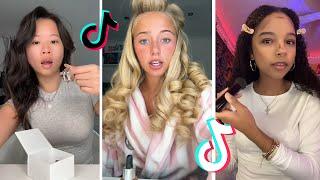 Makeup Tutorial Tiktok Compilation - GRWM  ( Get Ready With Me ) ️(Skincare, Makeup, Outfits) 1130