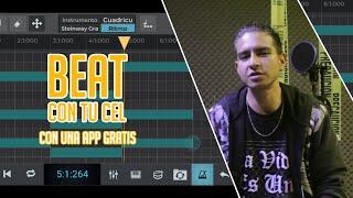 Como HACER  un BEAT con tu CELULAR en una APP GRATIS desde tu CASA