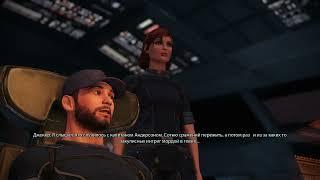 Mass Effect Legendary Edition фем шепард отступник толкает речь для команды