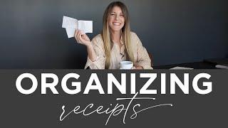 Organizing Receipts