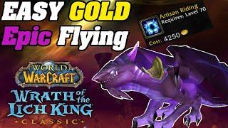 Epic Flying: The EASIEST Way To Get It | WOTLK Pre Patch