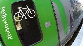 TER trains France with bicycle