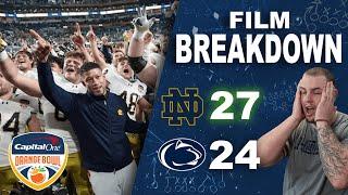 WHAT WENT WRONG? PENN STATE VS NOTRE DAME ALL-22 FILM STUDY! CFB PLAYOFF SEMI-FINALS